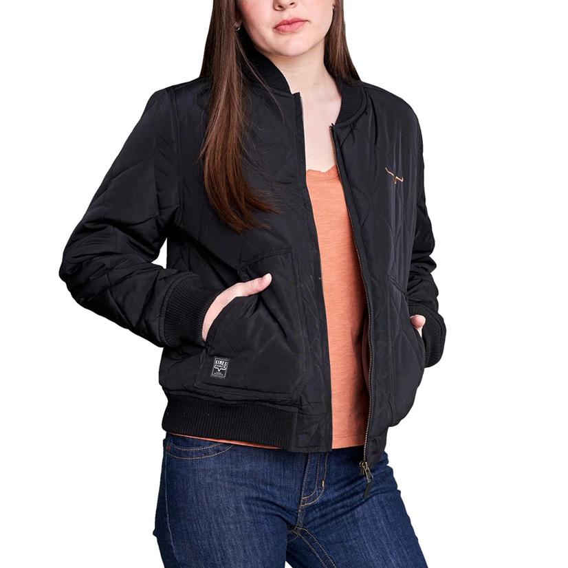 Kimes Ranch Black Marino's Bomber Women's Jacket