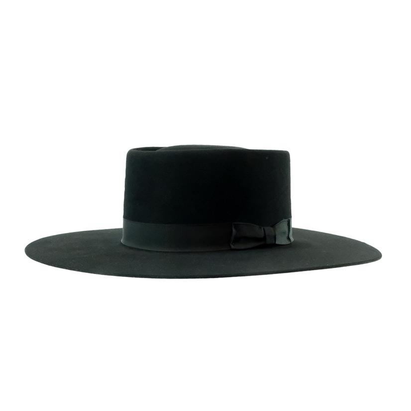 Rodeo King Reno 5X 4"Brim Black Felt Hat