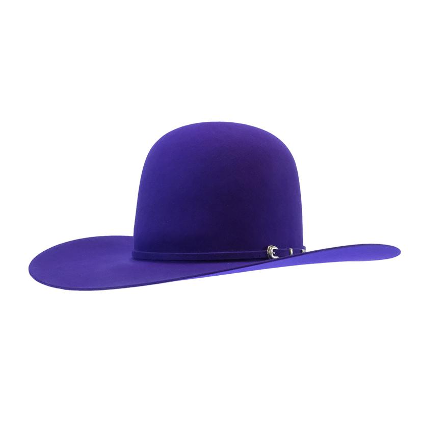 Rodeo King 7X Purple 4.25" Brim Open Crown Felt Cowboy Hat