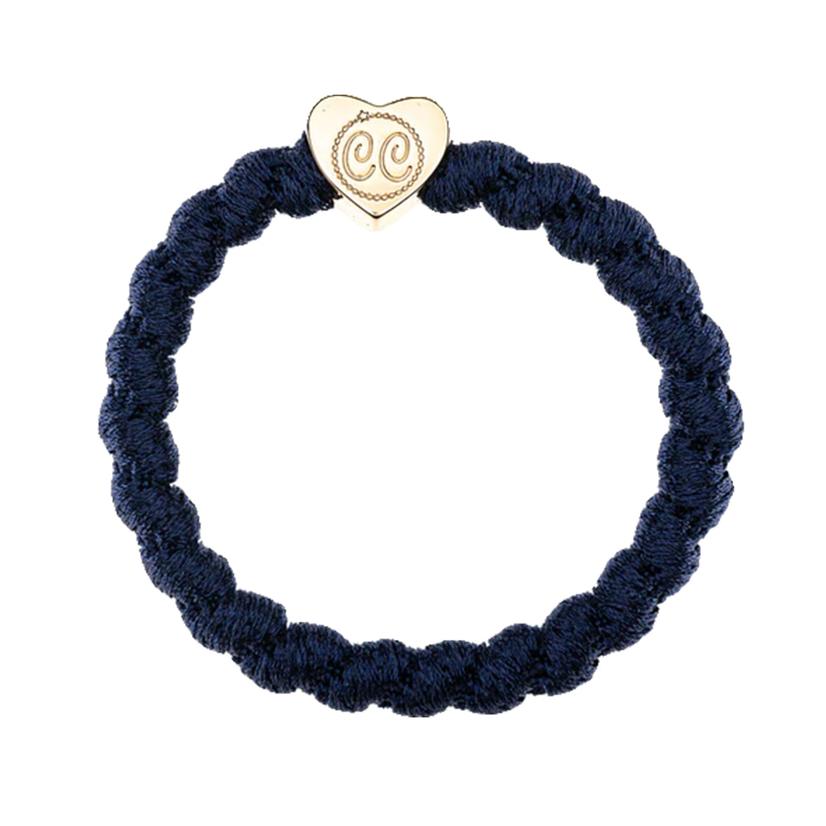 Charms by Charlotte Gold Heart with Navy Bracelet