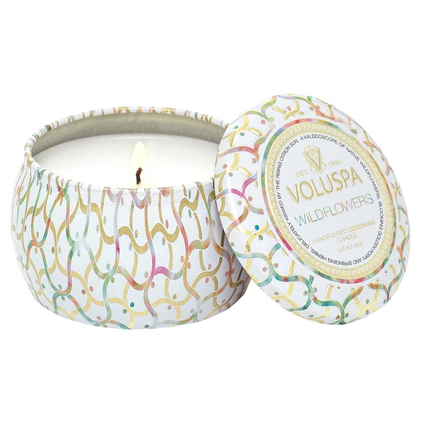 Voluspa Wildflowers Mini Tin Candle 4oz