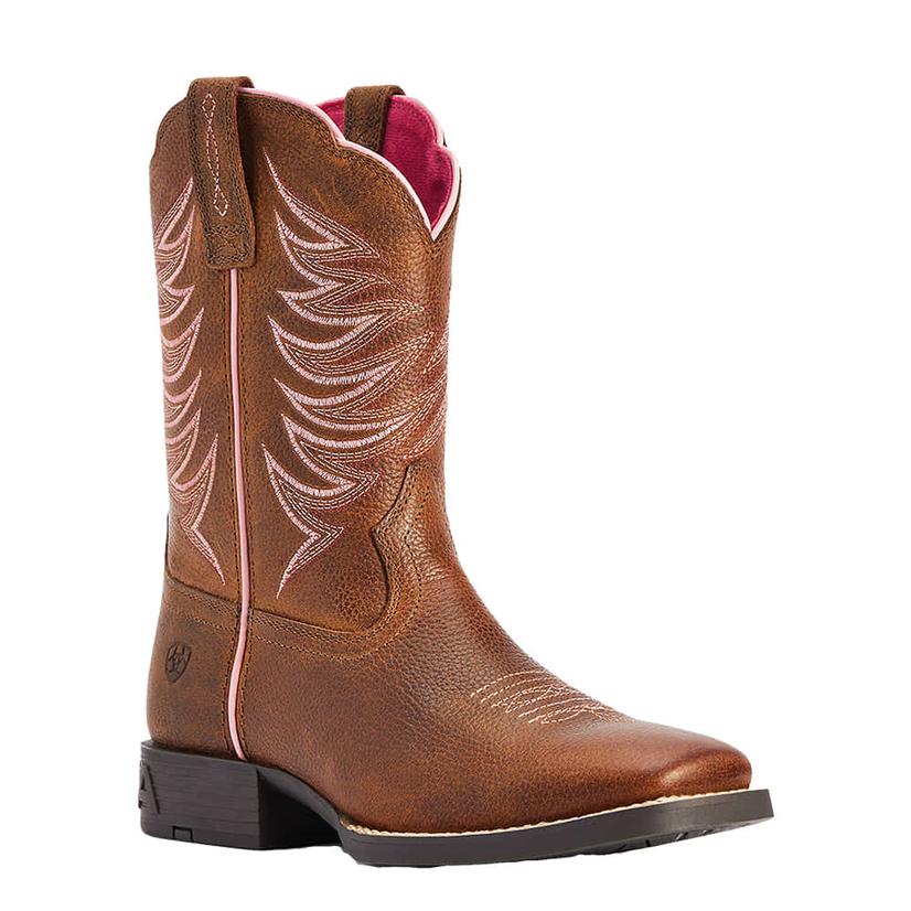 Ariat Firecatcher Brown Rowdy Kid's Boots