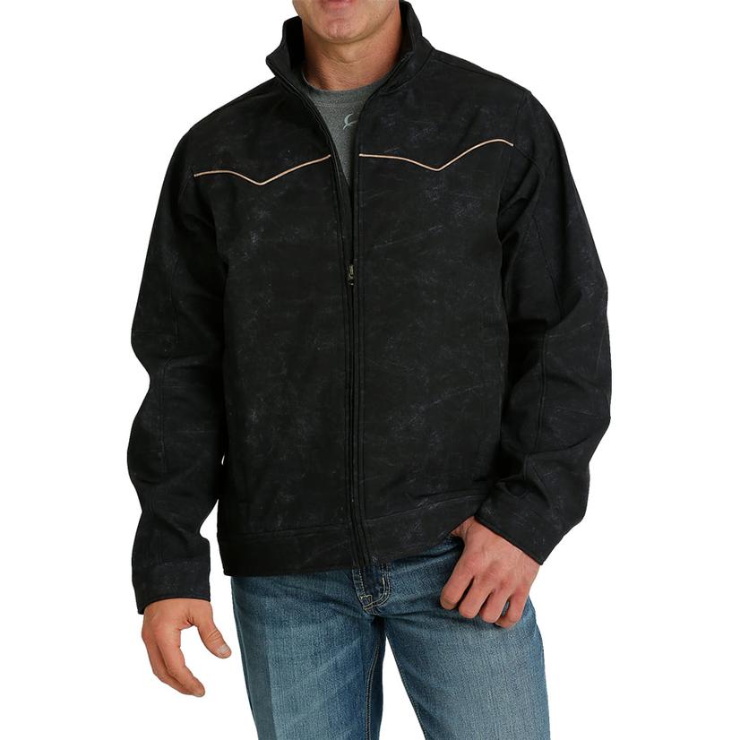 Cinch Black Conceal Carry Western Yoke Men's Jacket