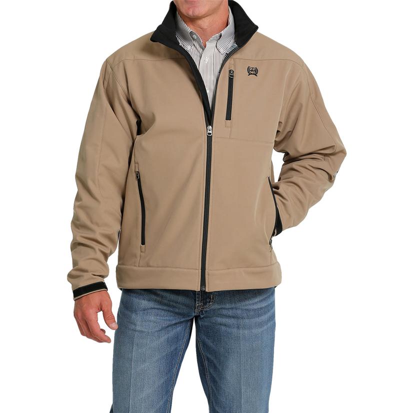 Cinch Brown Bonded Full Zip Men's Jacket