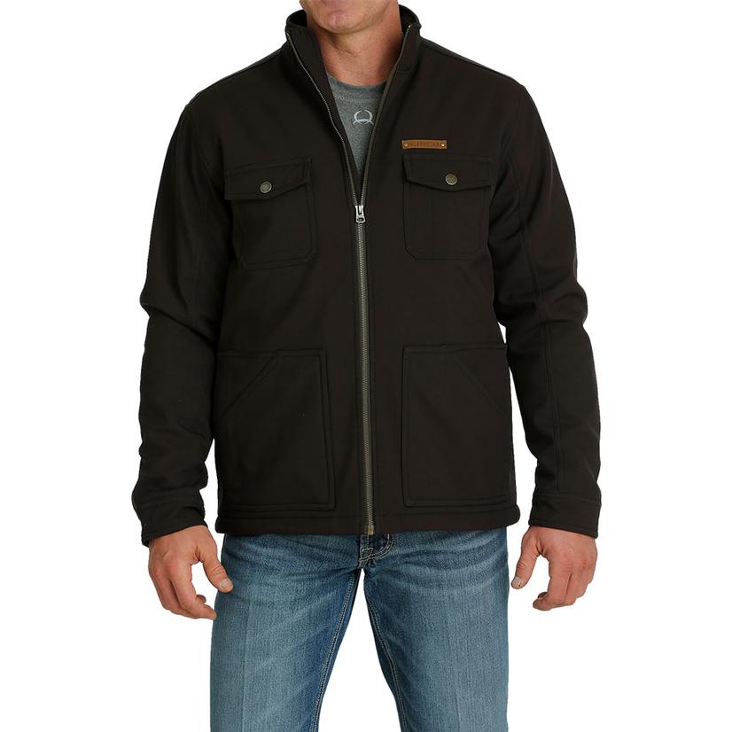 Cinch Brown Conceal Carry Bonded Men's Jacket