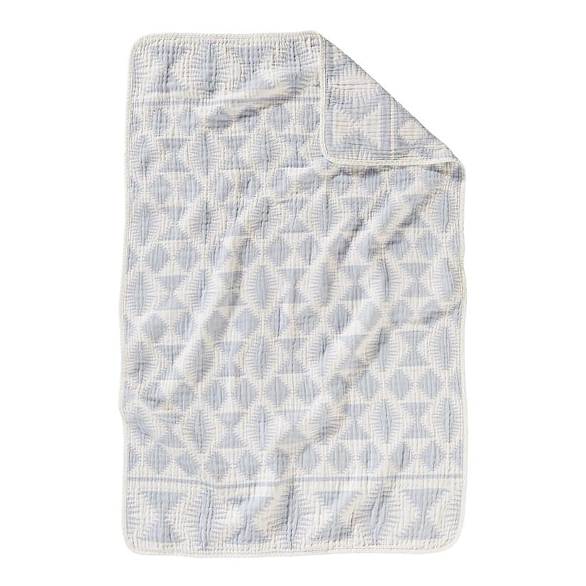 Pendleton Falcon Cove Slate Cotton Woven Baby Blanket 30x40