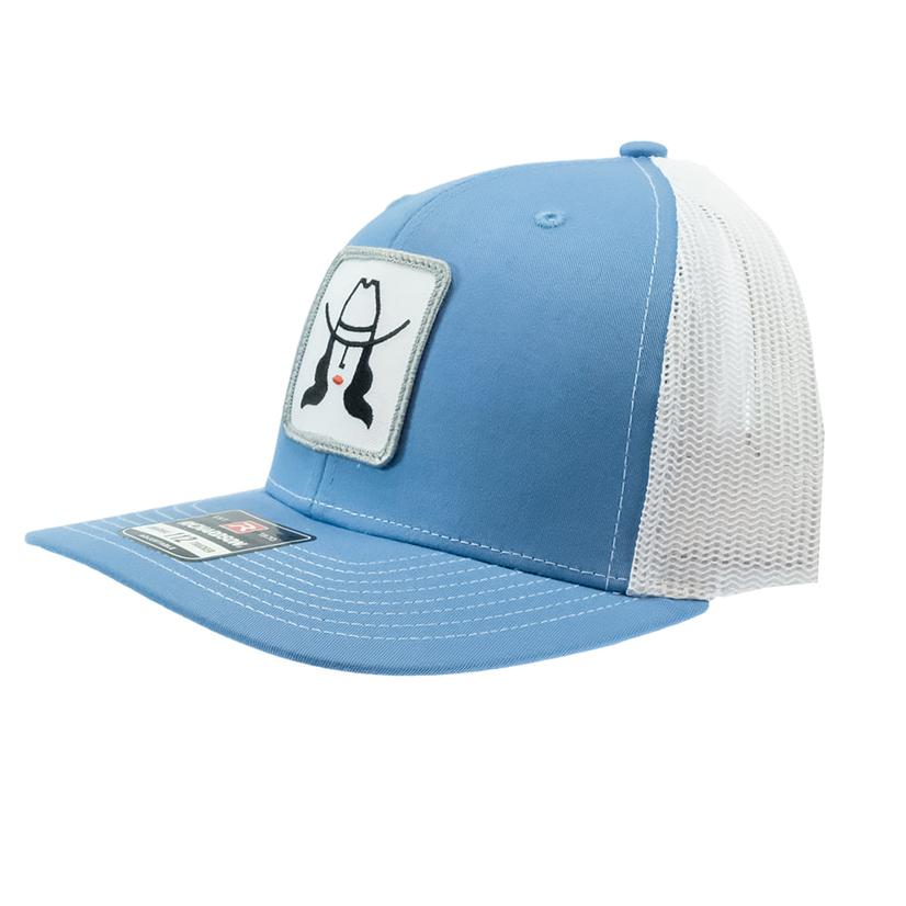 Cowboy Cool Blue Loretta Logo Cap