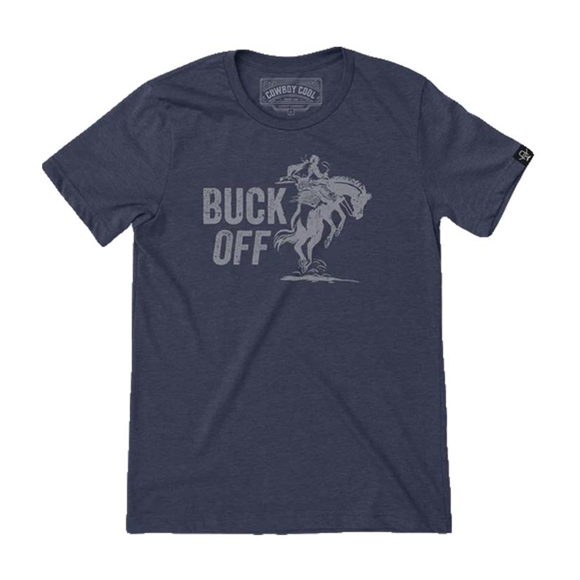 Cowboy Cool Buck Off Navy T-Shirt