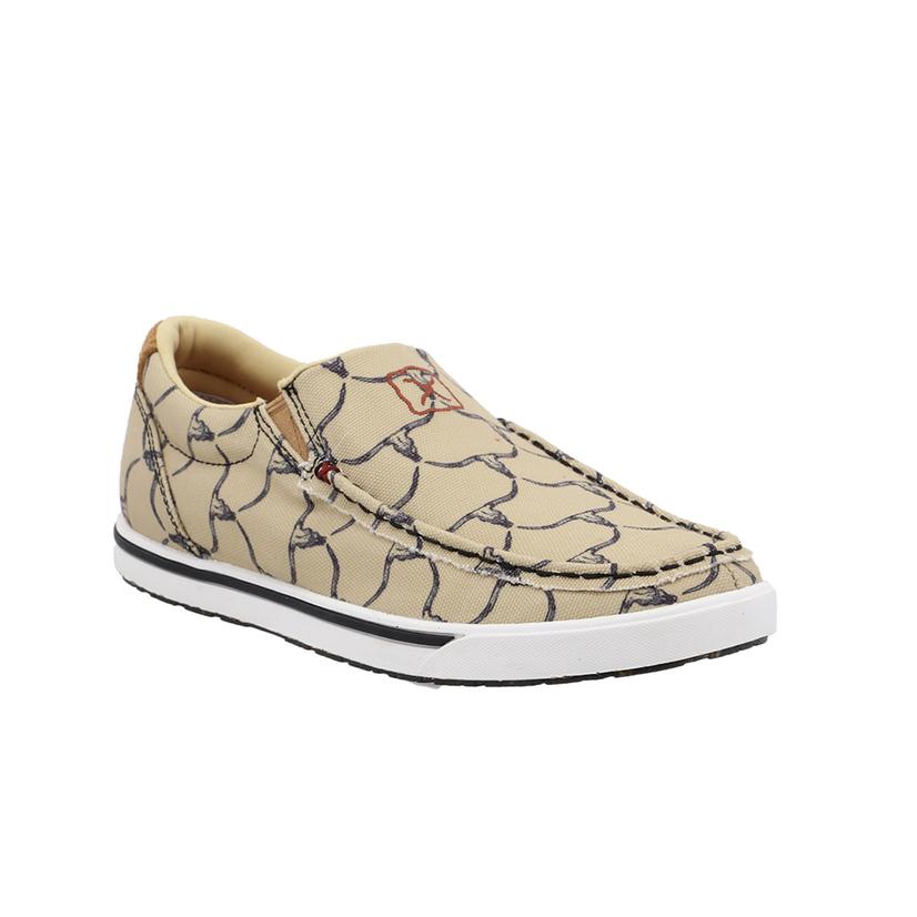 Twisted X Steer Head Slip On Kicks Women's Shoes