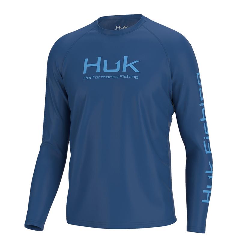 Huk Set Sail Vented Pursuit Long Sleeve Men's Shirt