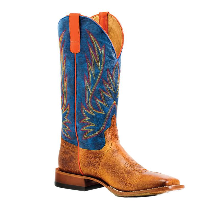 Horse Power Blue Baby Jean Bullfrog 13" Men's Boots