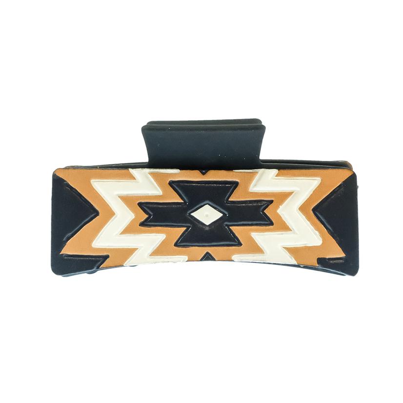 Miranda McIntire Black Aztec Hair Clip