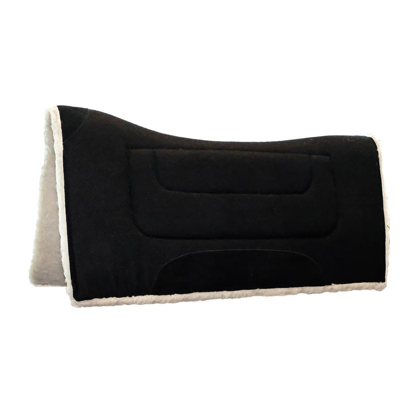 Mustang Brushed Wool Contoured 32X32X1 Saddle Pad