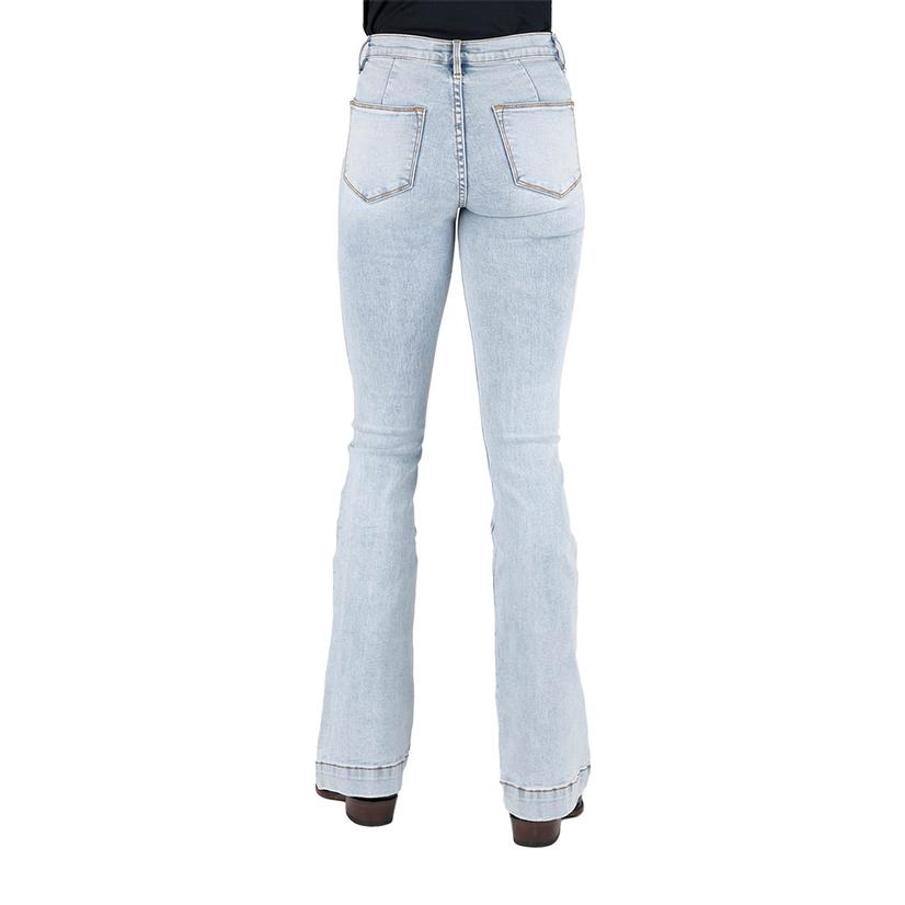 Stetson Light Wash 921 High Waist Flare Women's Jeans