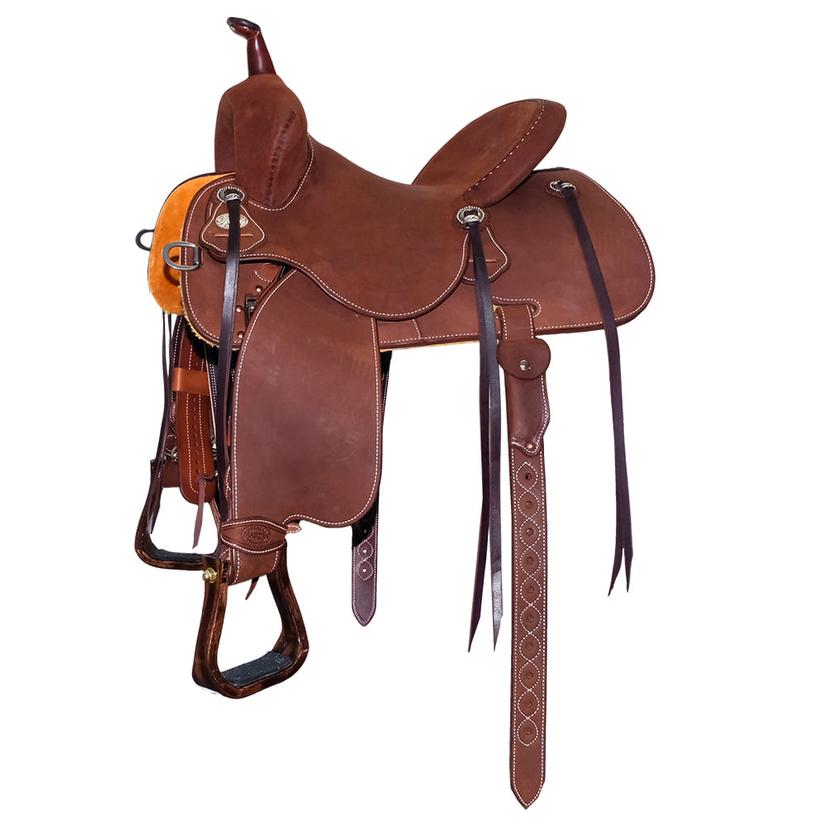 Martin Saddlery 71 Stingray Chestnut 14" Barrel Racing Saddle