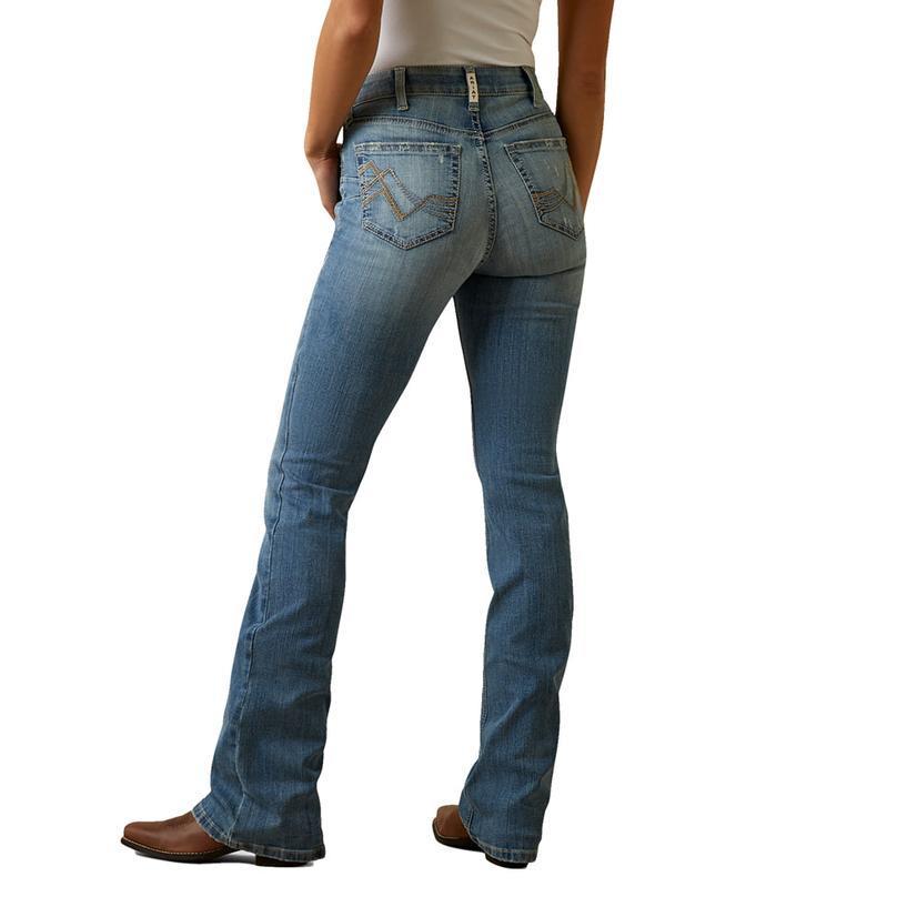 Ariat R.E.A.L. Highrise Brooklyn Pocket Sabine Wash Women's Bootcut Jeans