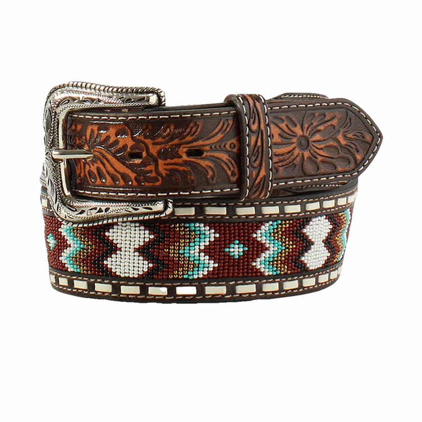 Ariat Genuine Leather Beaded Men's Belt