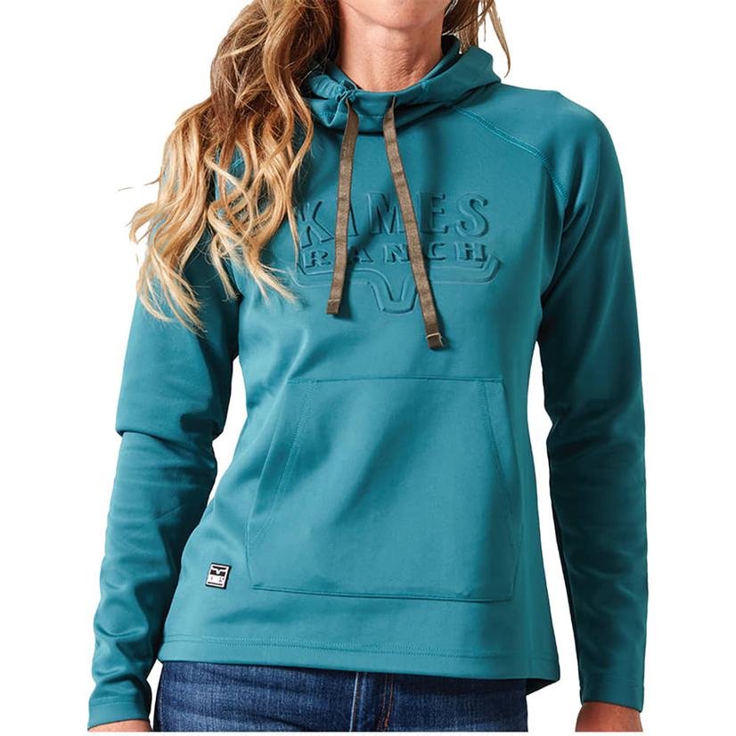 Kimes Ranch Sedona Bossed Teal Women's Hoodie