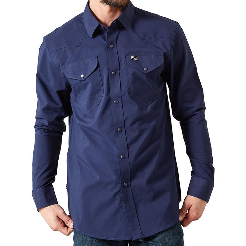 Kimes Ranch Navy Blackout Men's Shirt