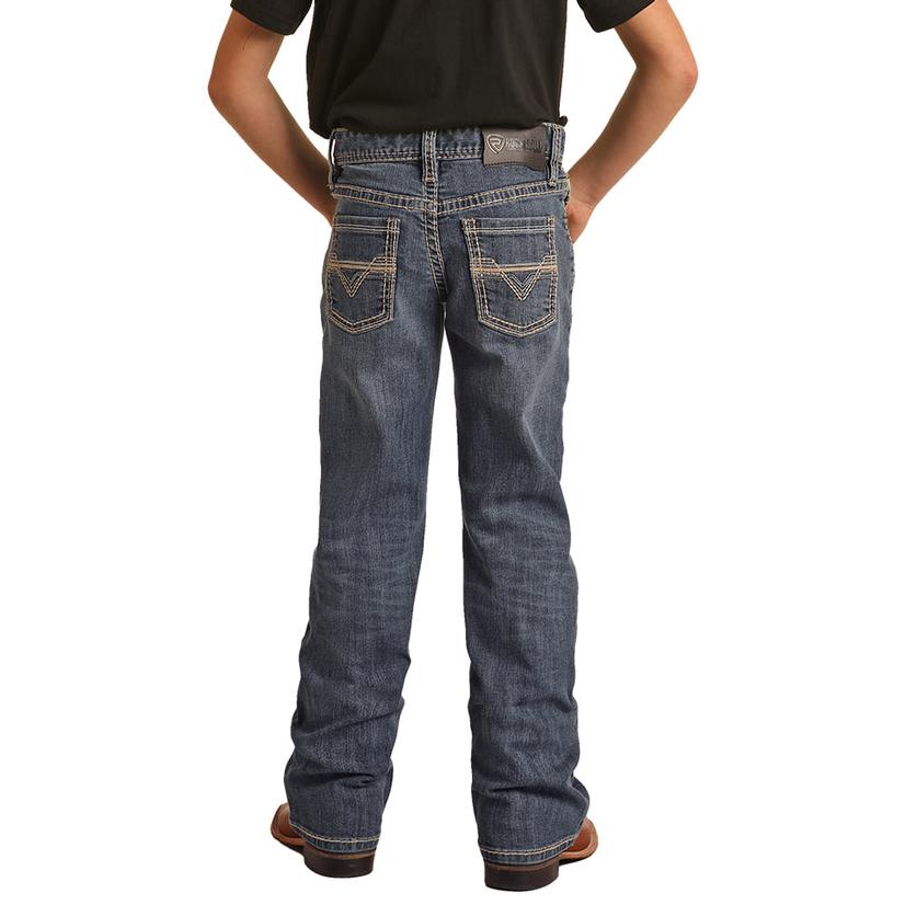 Rock & Roll Cowboy Reflex Denim Boot Cut Boys Jeans