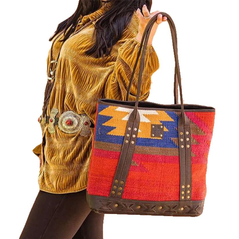 STS Ranchwear Crimson Sun Tote