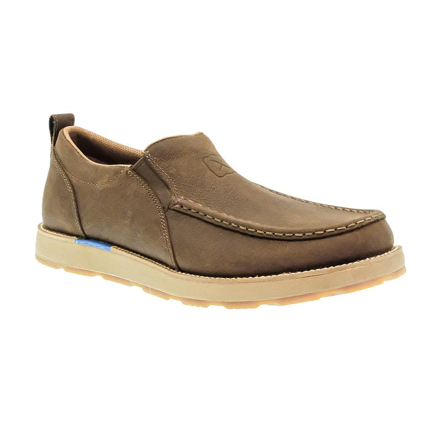 Twisted X Boots BarnShield Wedge Sole Slip On Men's Brown Shoe