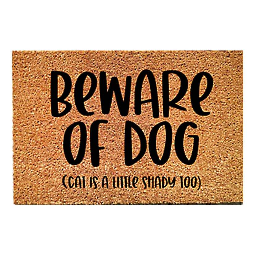 Welcome Mat Beware of Dog/Cat 30 x18" Front Door