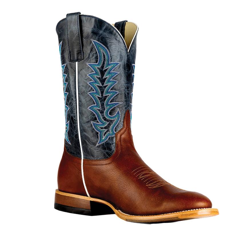 Horse Power Top Hand Cognac Belton Navy Rex Men's Boots