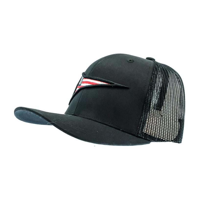 Fast Back Black Flag Logo Cap