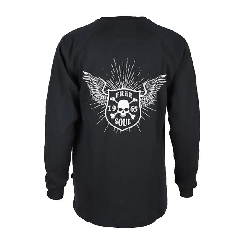 Forge Black Graphic Long Sleeve FR Men's Shirt