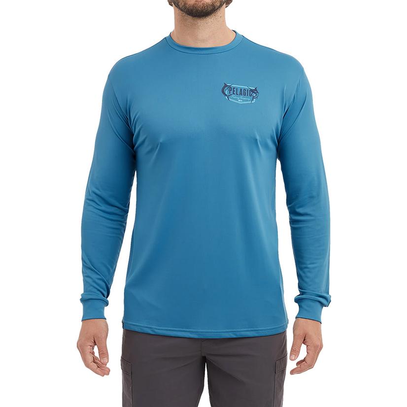 Pelagic Aquatek Ocean Long Sleeve Men's Graphic Tee