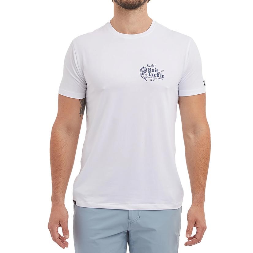 Pelagic Stratos White Men's Short Sleeve Tee