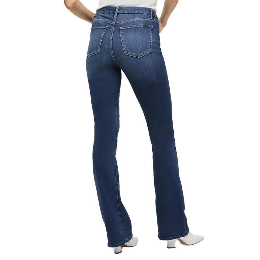 Jen7 Slim Bootcut Classic Medium Blue Ladies Jeans