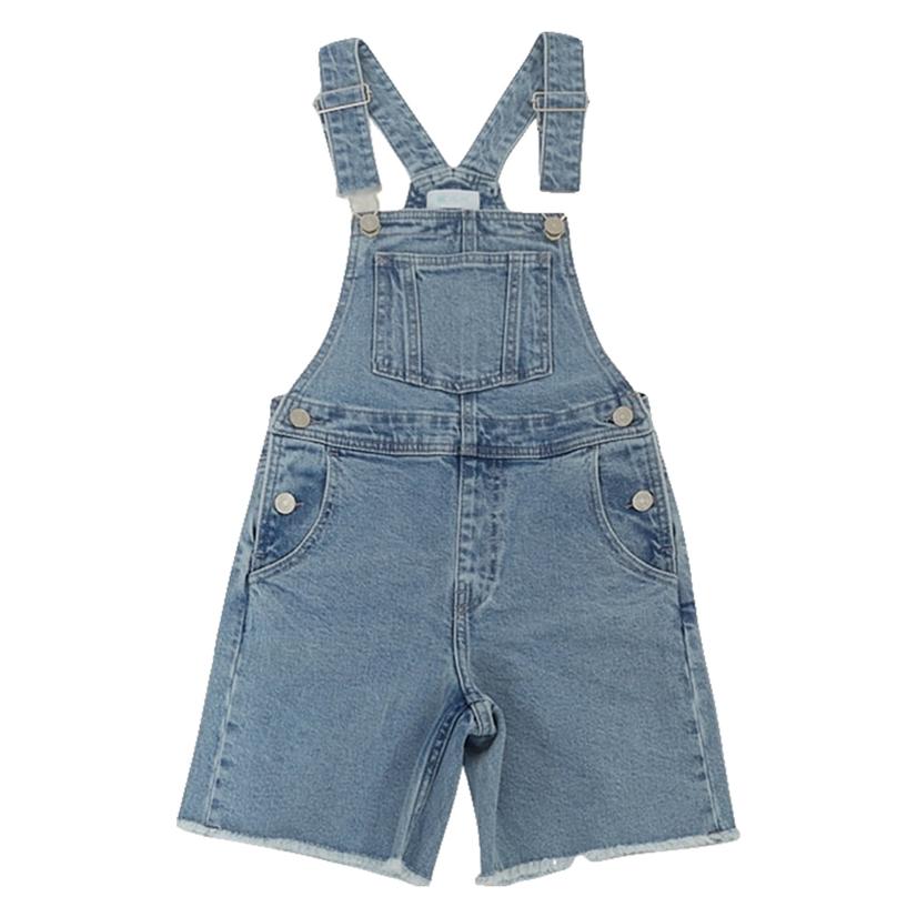 Kancan Denim Shorts Girl's Overalls