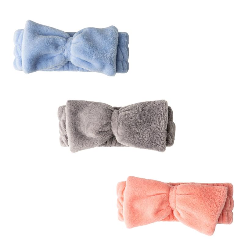 Lemon Lavender Take a Bow Ultra Plush Spa Headband