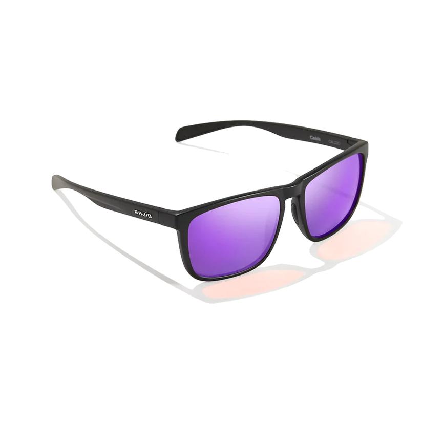 Bajio Calda Matte Black with Violet Mirror Plastic Lens