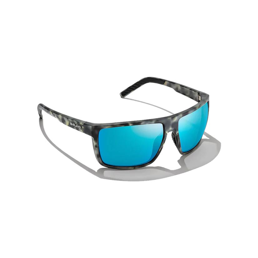 Bajio Toads Blue Mirror Glass Gray Camo Matte Frame