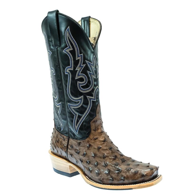 Horse Power  Kango Tobacco Full Quill Ostrich 13" Men's Boots