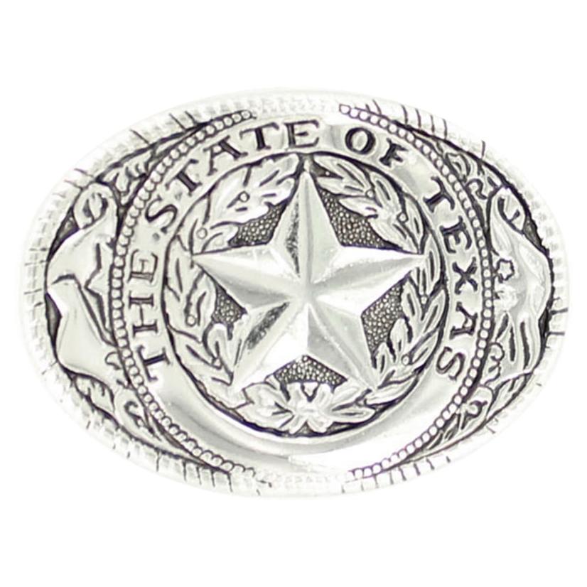 Nocona Round Texas Star Youth Buckle