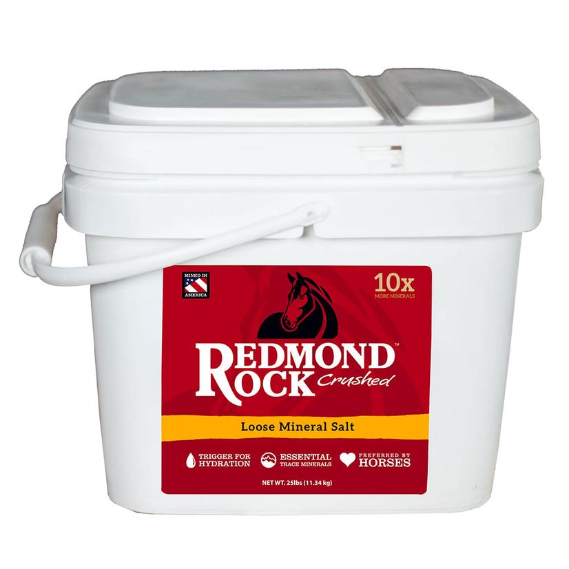 Redmond Rock Crushed Loose Mineral Salt 25lb