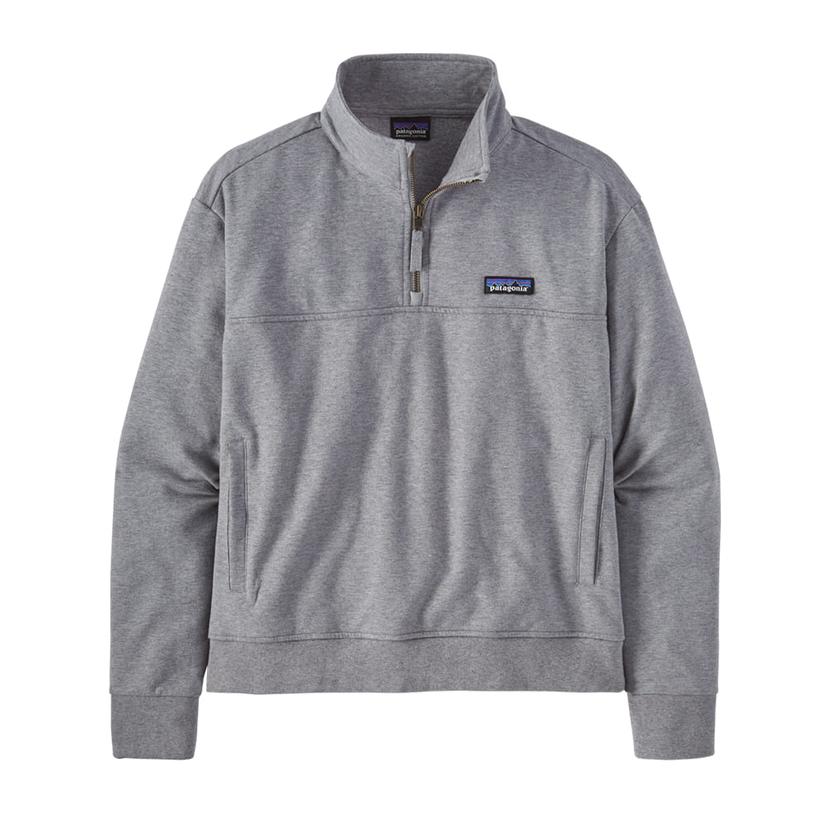 Patagonia Ahnya Salt Grey Quarter Zip Women's Pullover