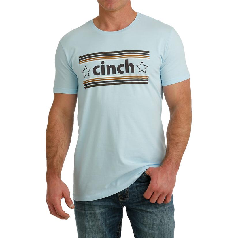 Cinch Blue Graphic Men's Short Sleeve Tee