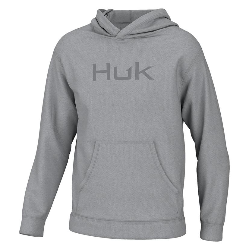 Huk Harbor Mist Huk'D Up Logo Hoodie