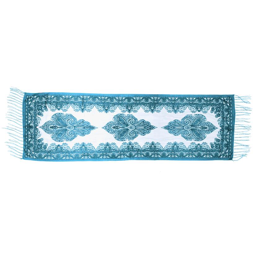 Tasha Polizzi Turquoise Bandana Wild Rag