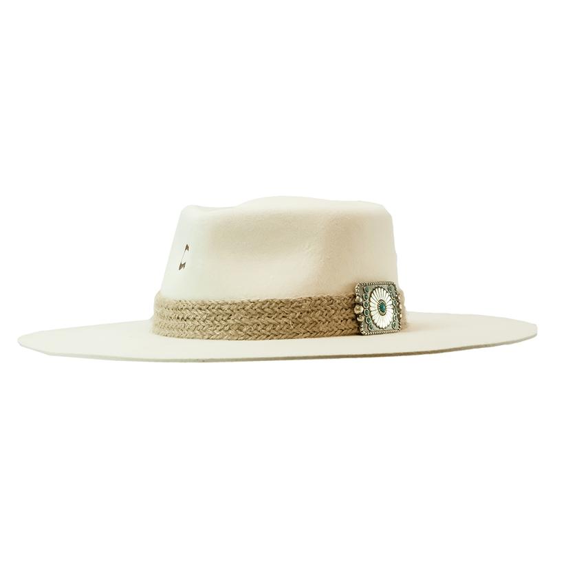 Charlie 1 Horse Ivory Fling 4" Brim Felt Hat