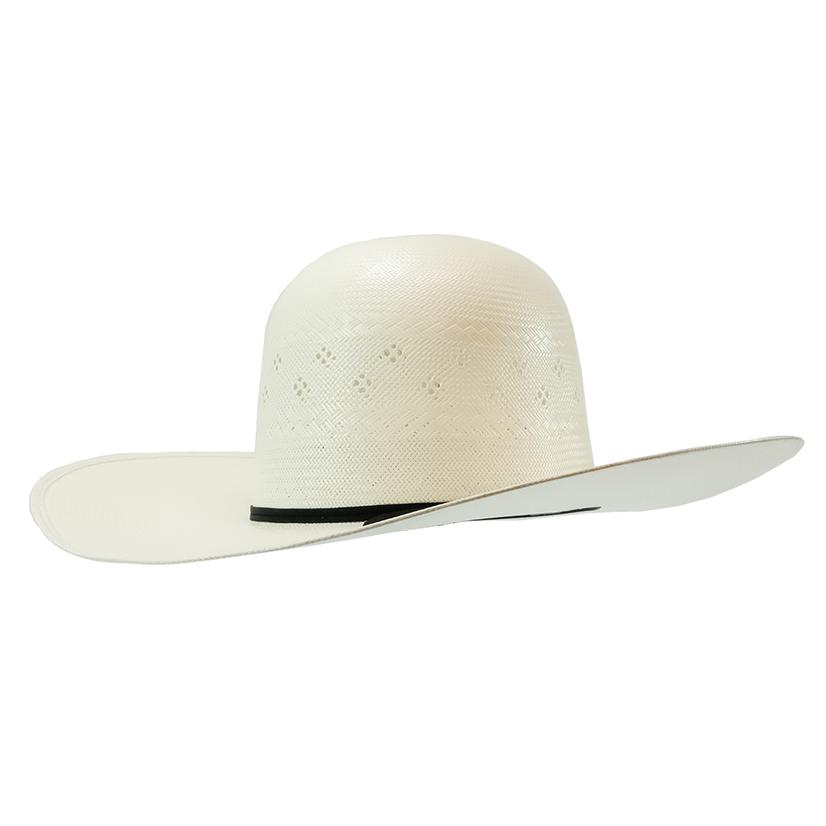 ProHats PH16 Open Crown 4.5" Brim with Black Band Natural Straw Hat