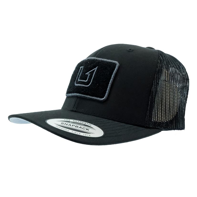 Huk Fly Patch Trucker Black Cap