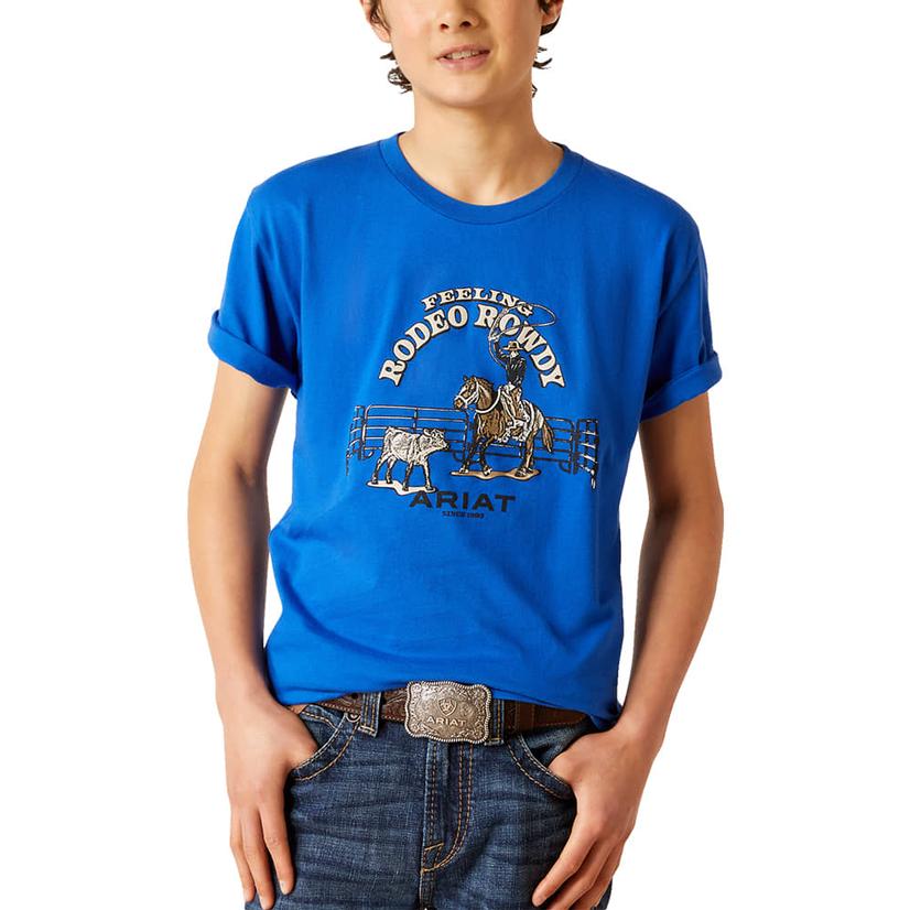 Ariat Rodeo Toys Royal Boys Short Sleeve Tee