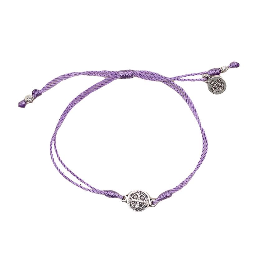 My Saint My Hero Purple Breath Blessing Bracelet