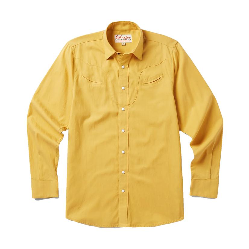 Schaefer Jesse Shirt Men's Long Sleeve Ochre Shirt